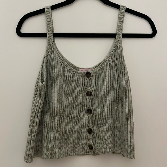 Pink Lily size small sweater tank top - Picture 1 of 1